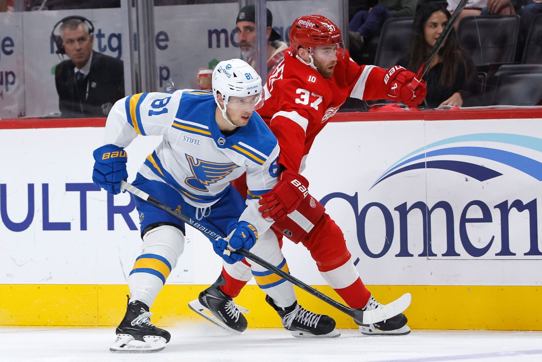 Blues Red Wings Hockey